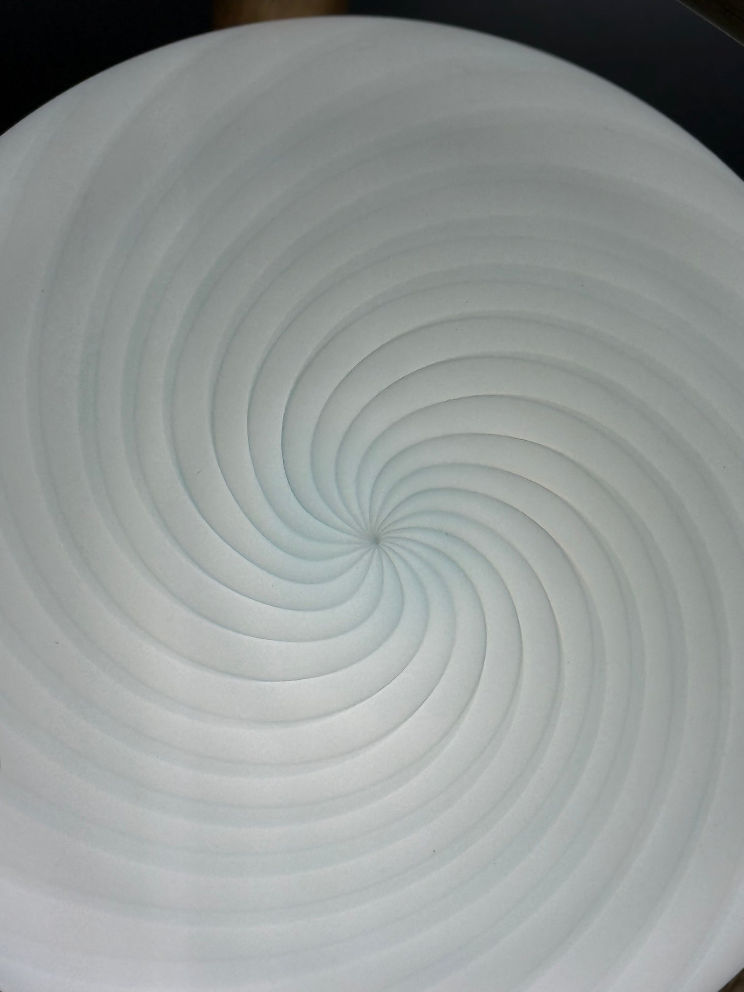 Lyseblå vintage murano plafond 30cm (2 tilgængelig)