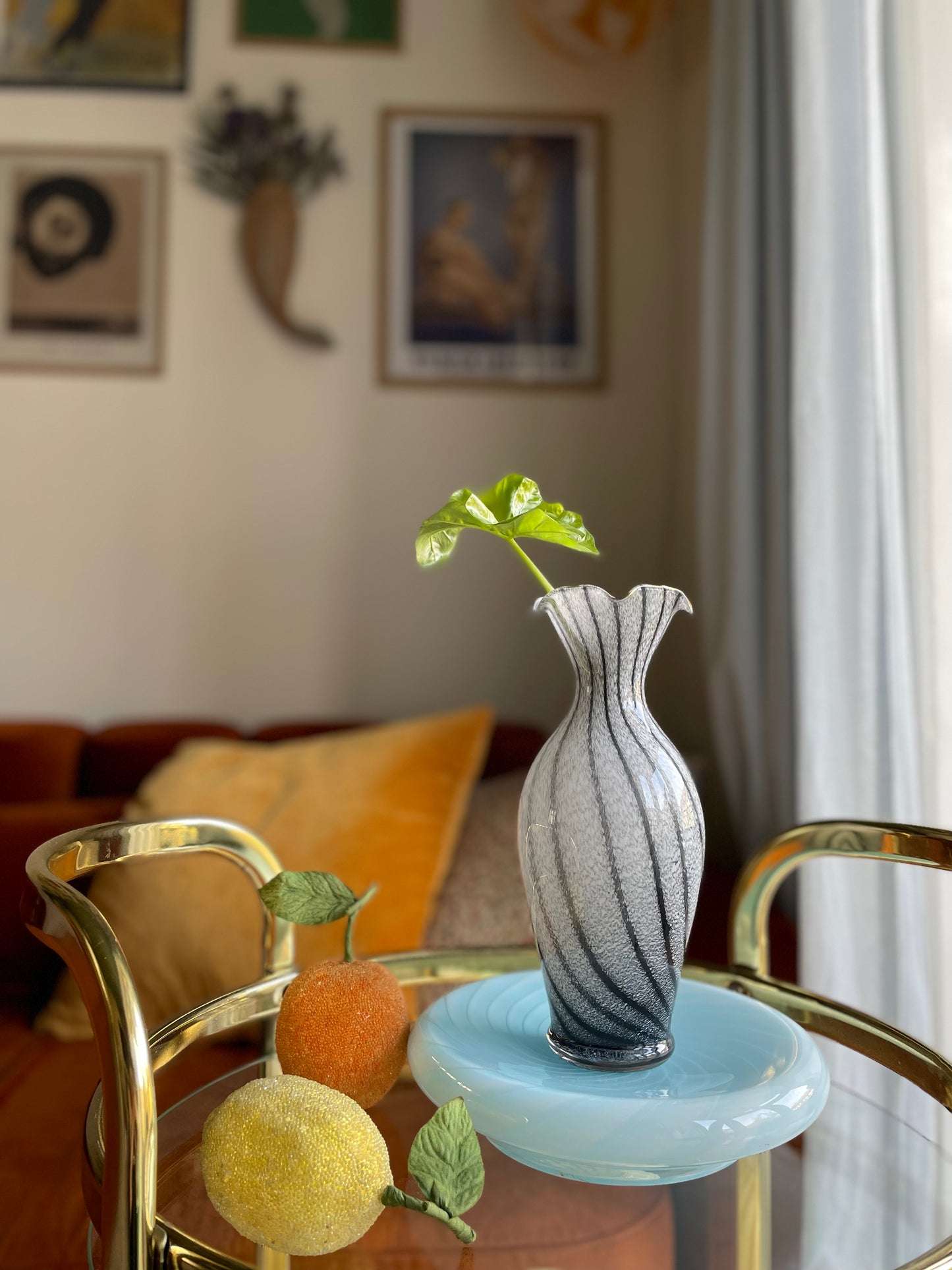 Vintage swirl vase
