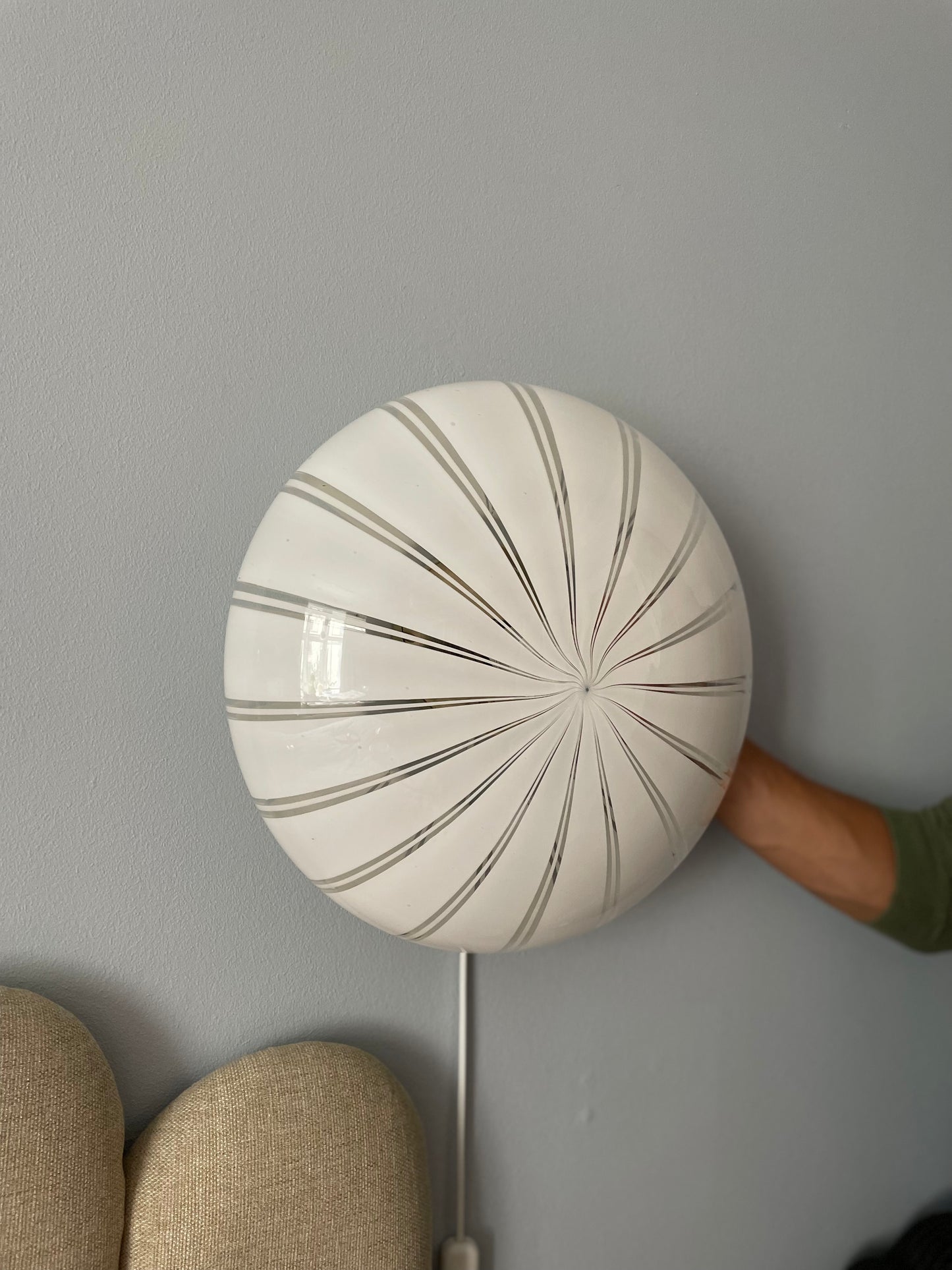 Vintage Murano wall lamp 38cm