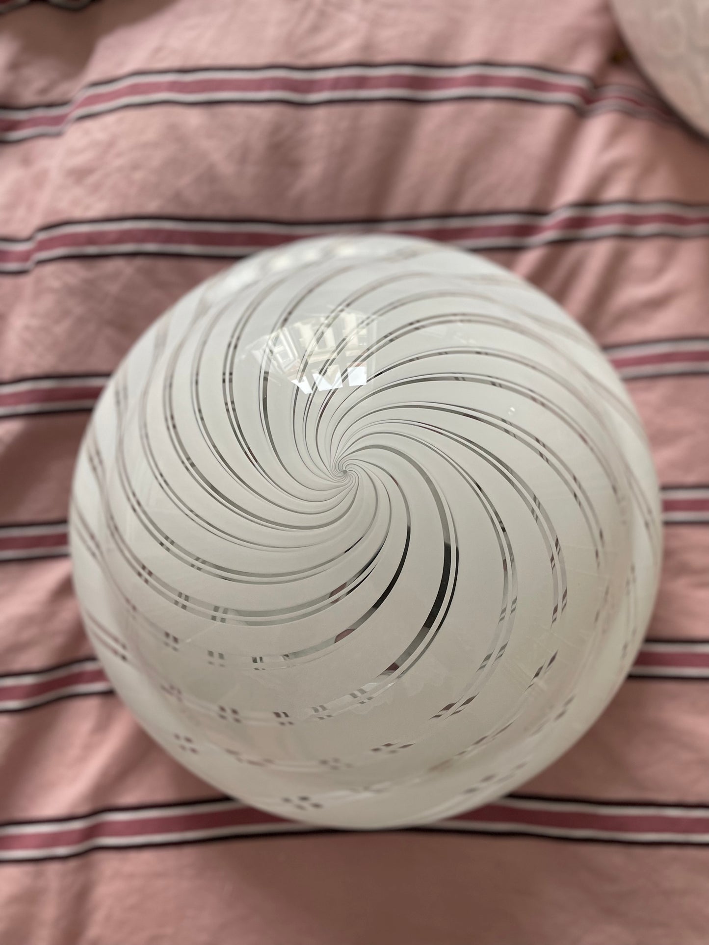 Vintage Murano 'UFO' væglampe 27cm