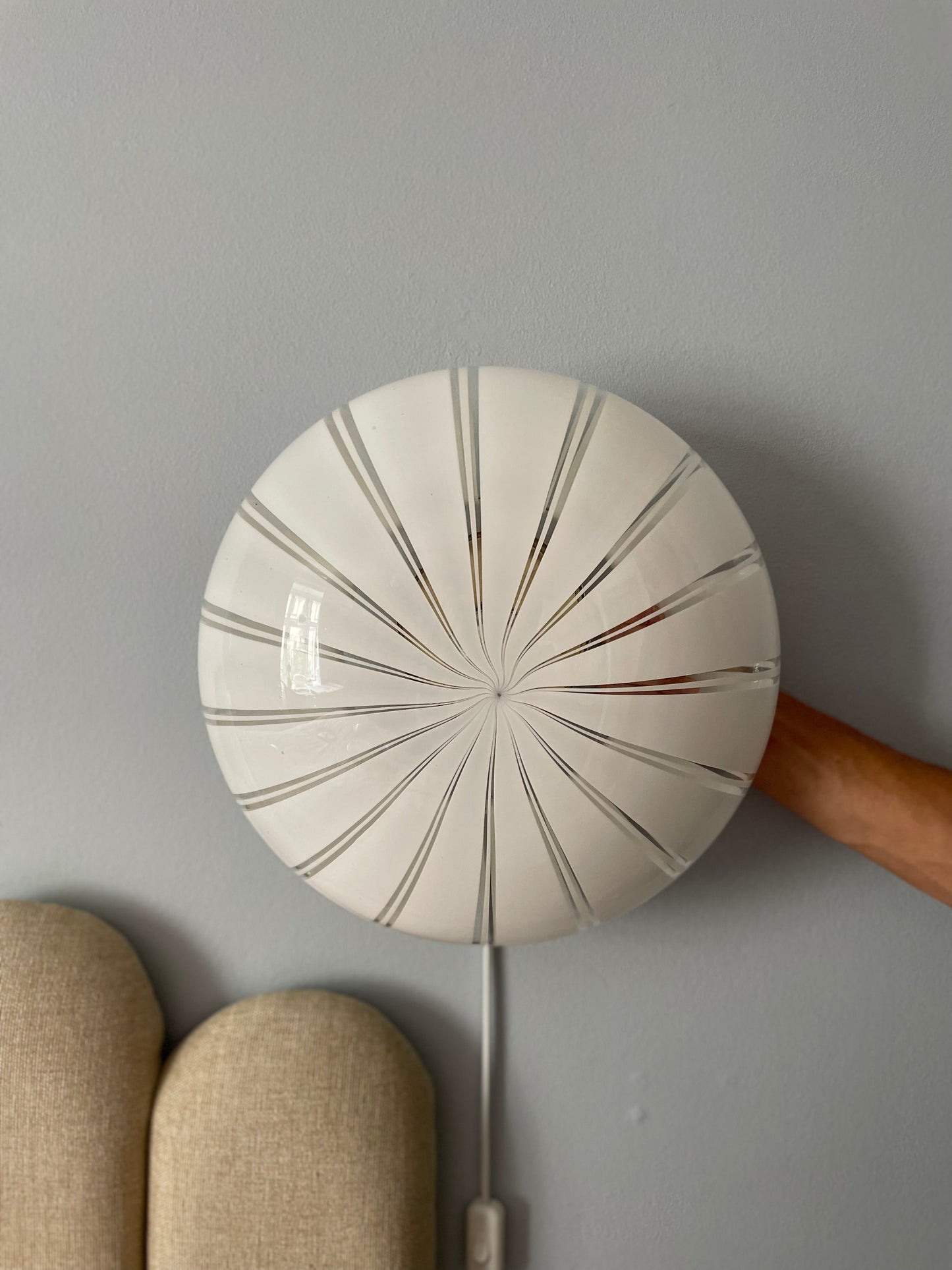 Vintage Murano wall lamp 38cm