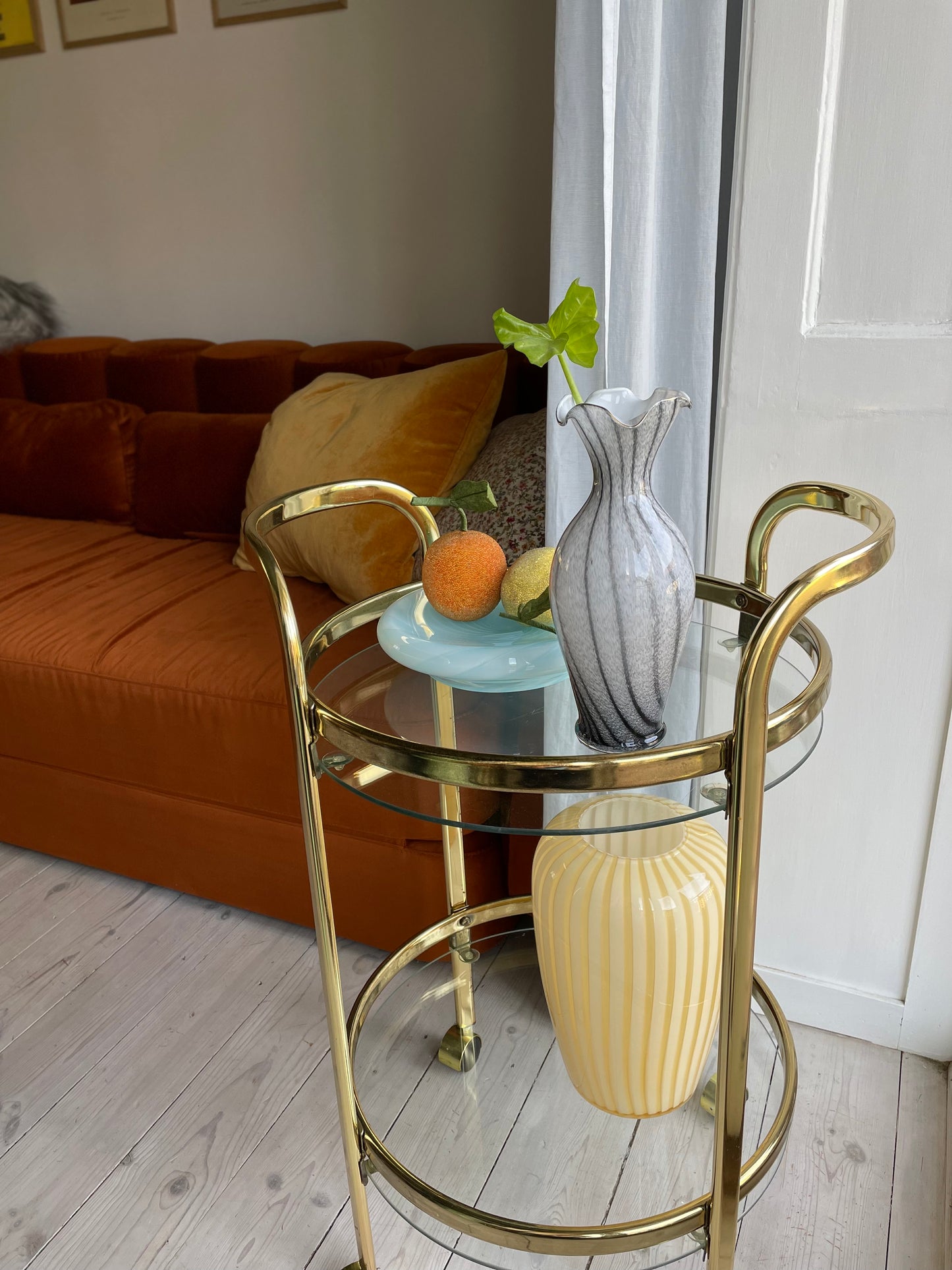 Vintage swirl vase