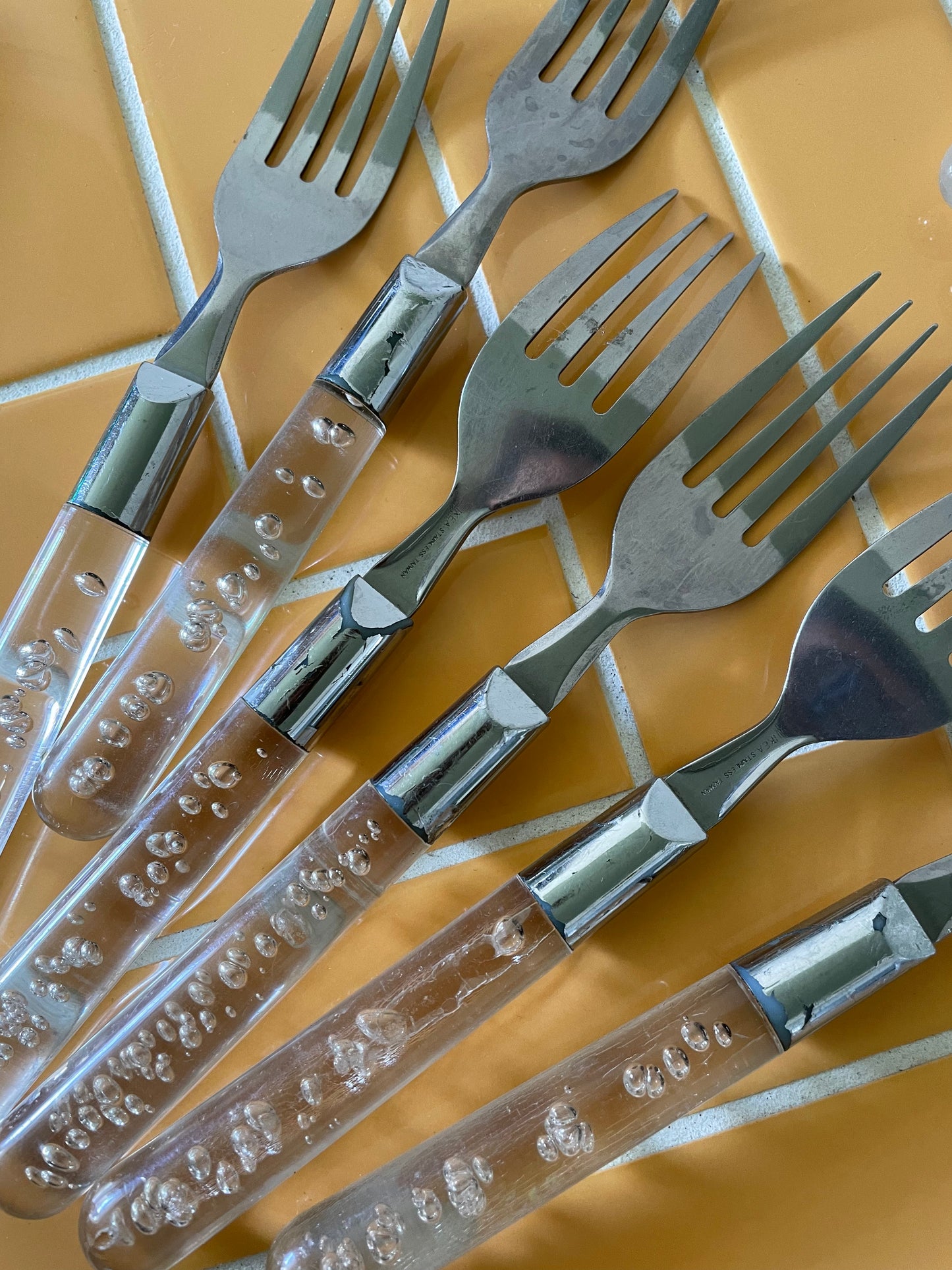 Boblegafler - klart plast