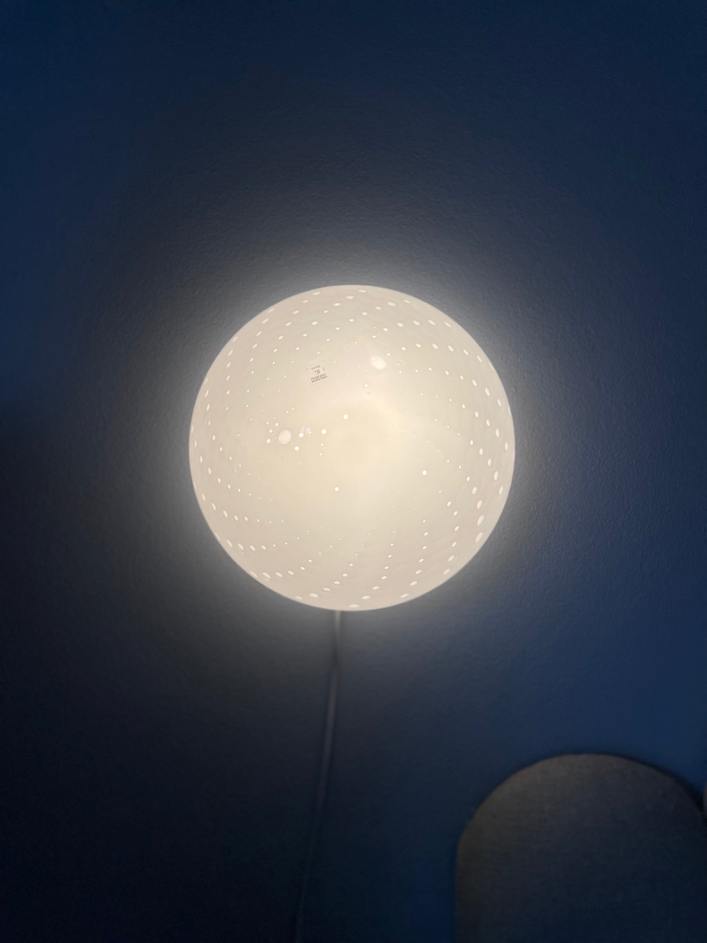 Vintage Vetri Murano moon lamp 25cm