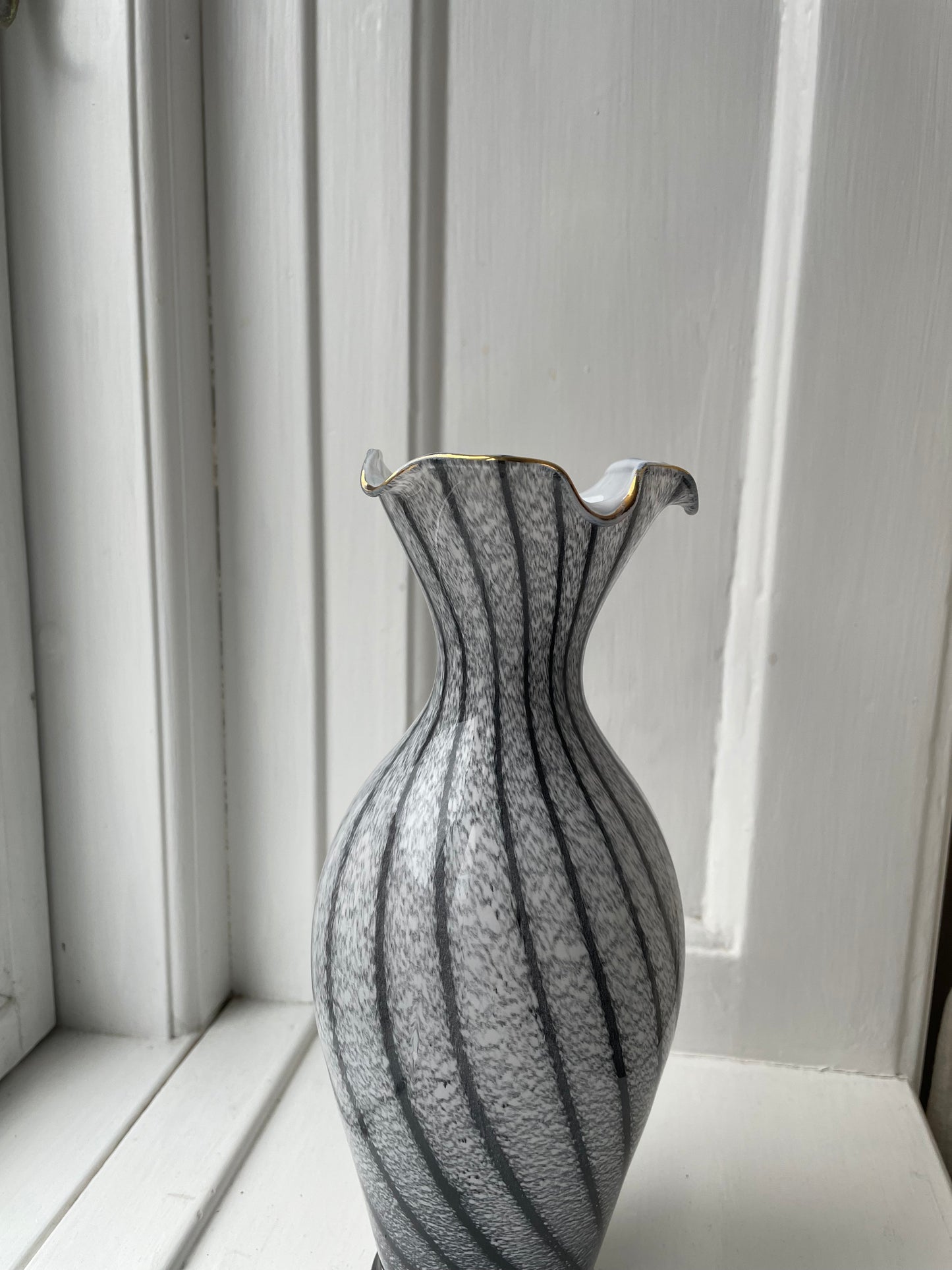 Vintage swirl vase