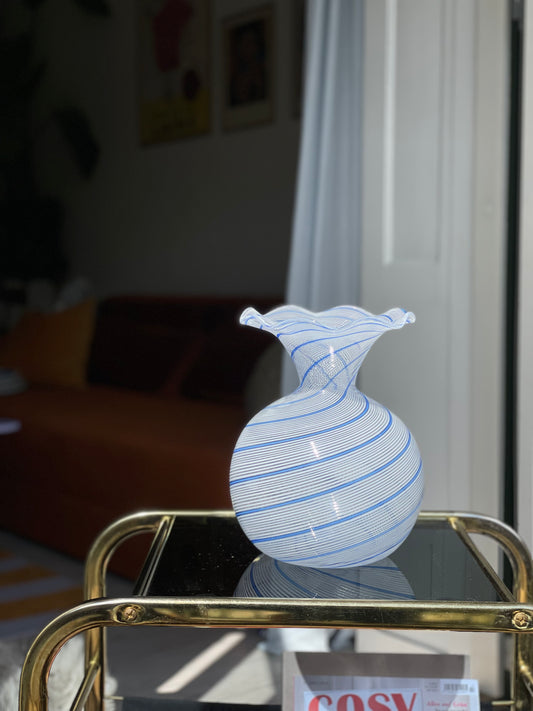 Murano vase filigree