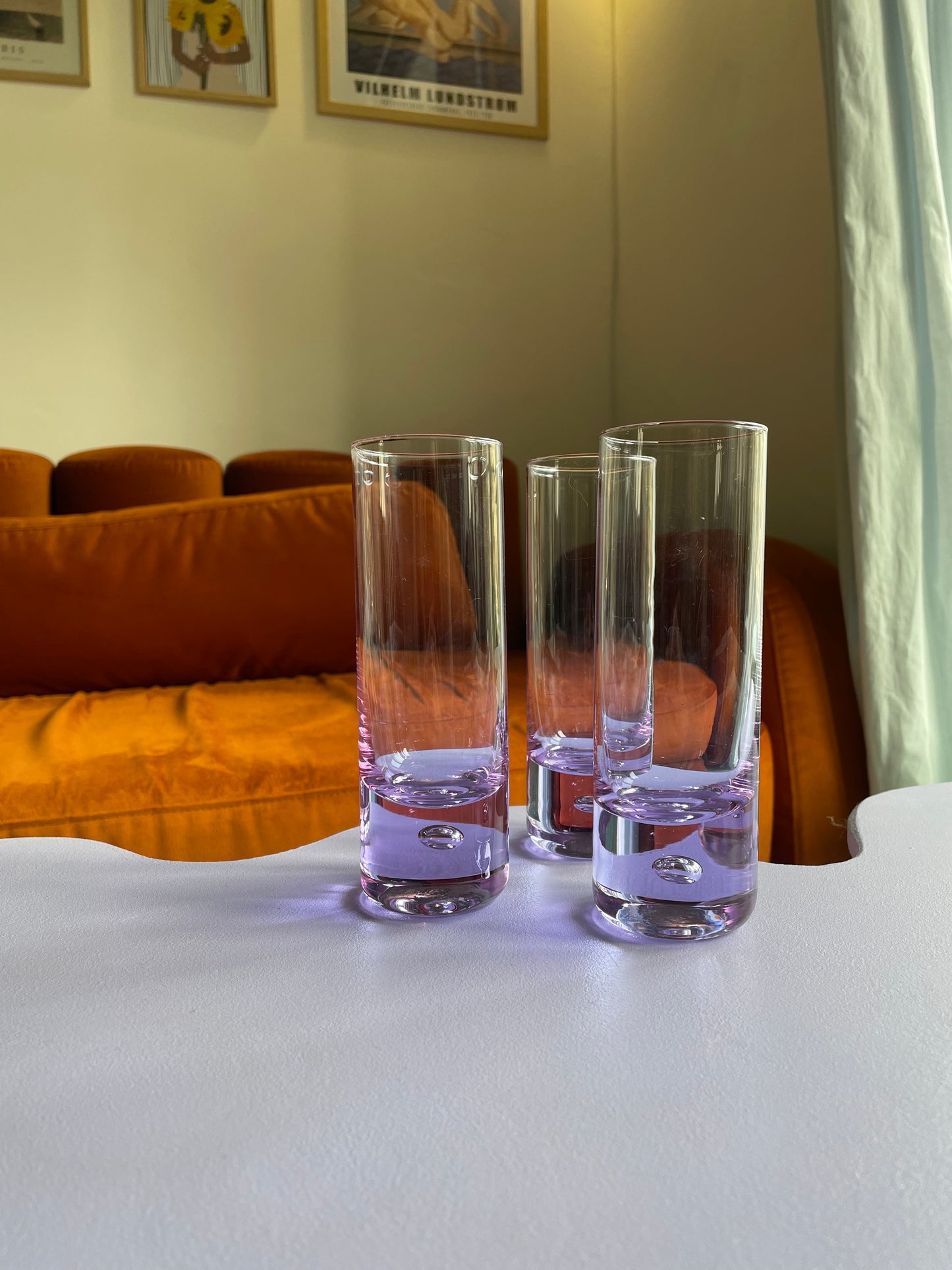 Lilla highball glas i krystal