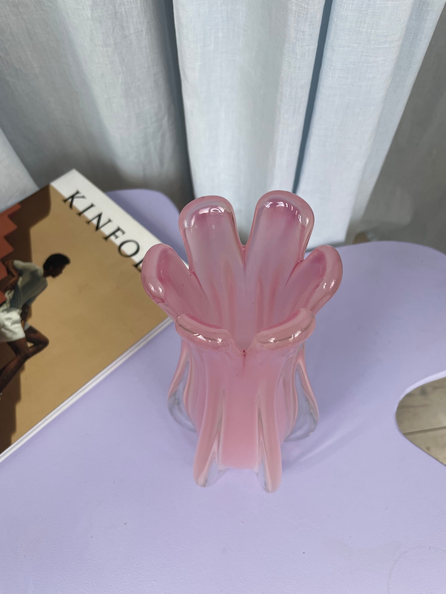 Vintage Murano Seguso Alabastro vase