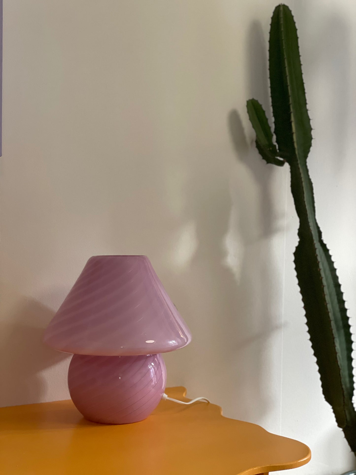 Vintage Murano mega mushroom lampe 37cm