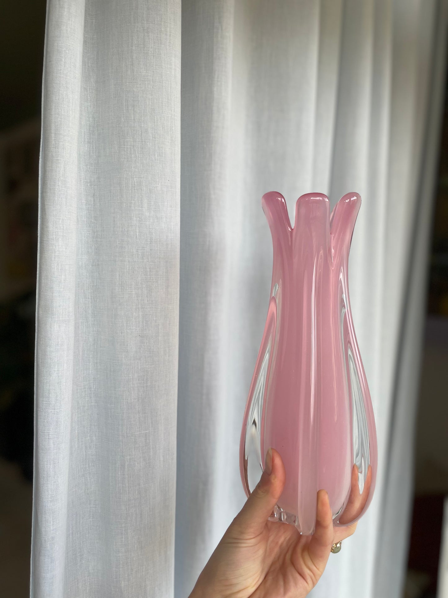 Vintage Murano Seguso Alabastro vase