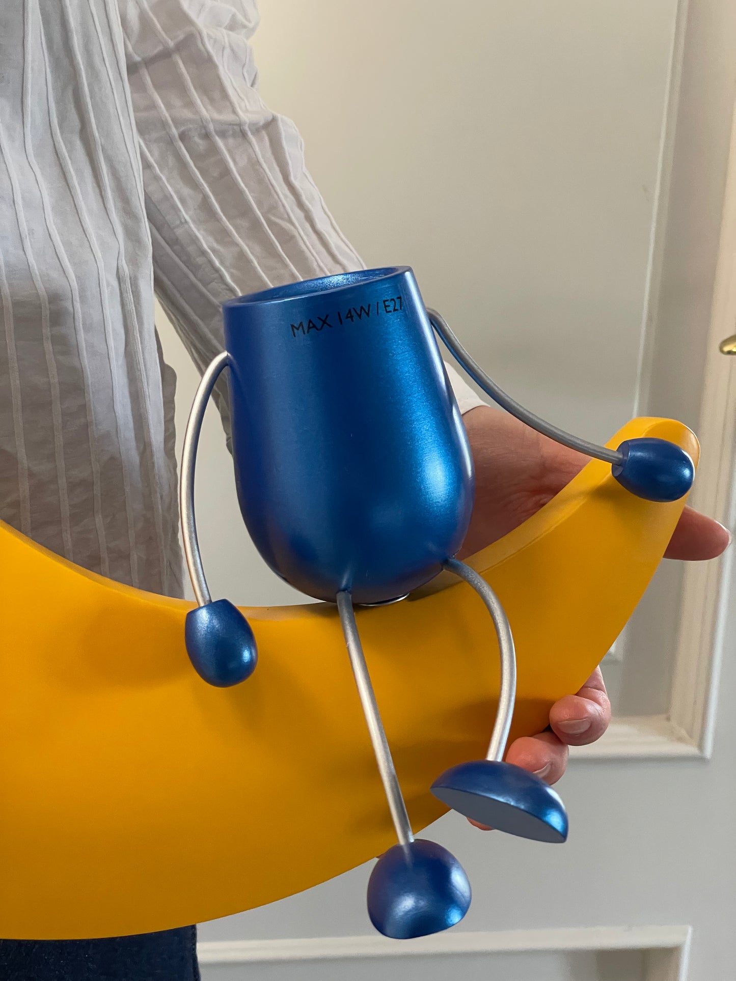 Mand på måne lampe