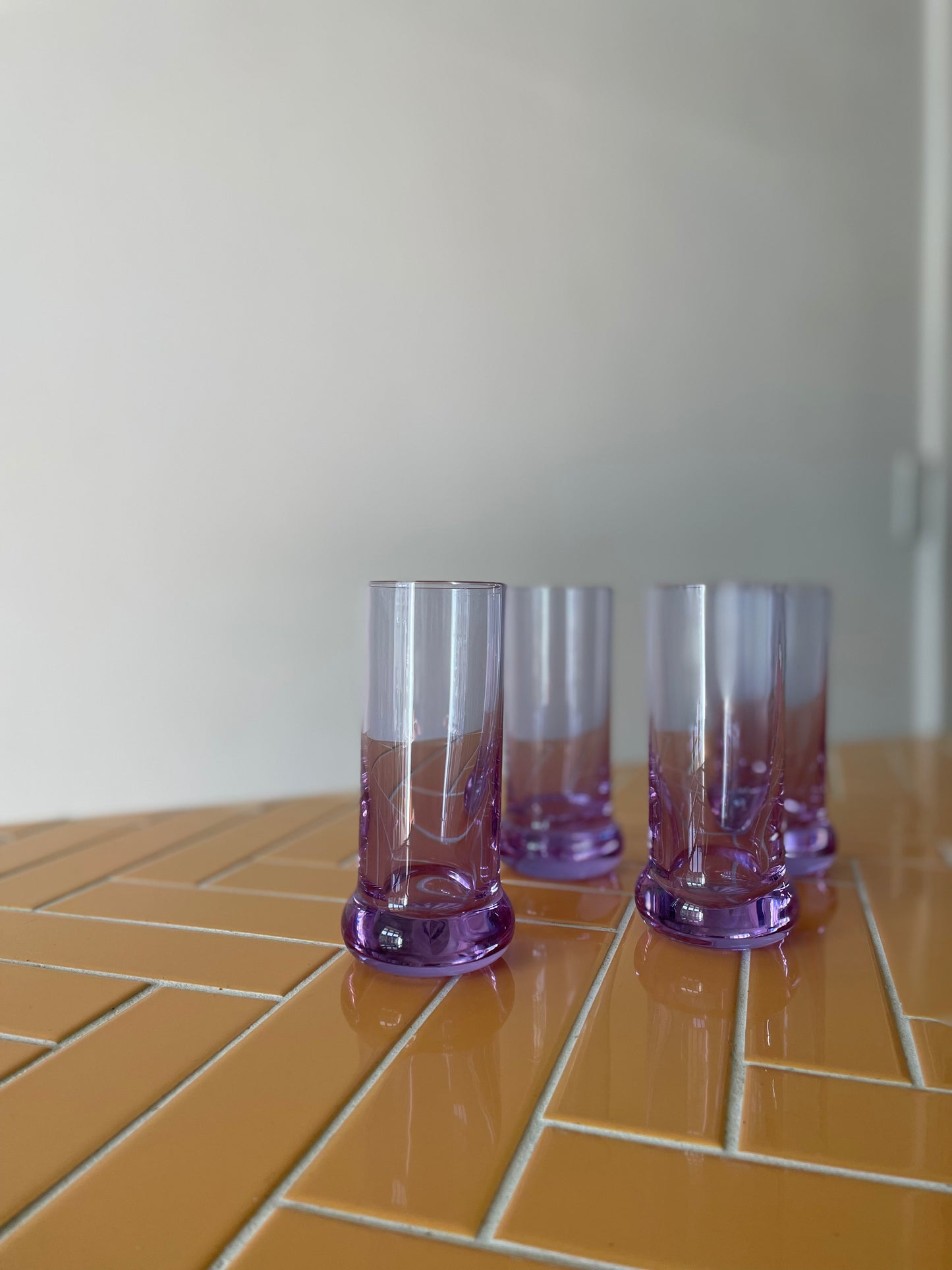 Lilla highball drikkeglas med stjerne i foden