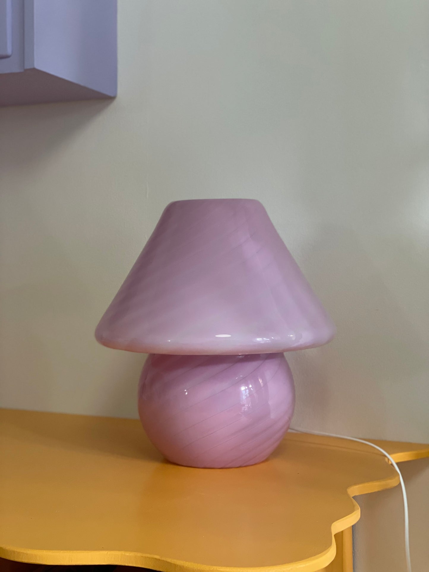 Vintage Murano mega mushroom lampe 37cm
