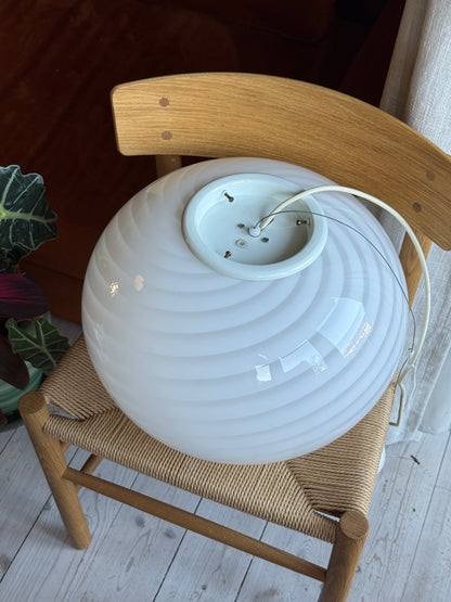 Vintage murano pendel loftlampe 41cm