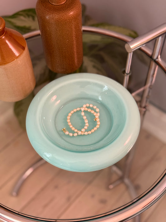 Turkis Murano glasskål