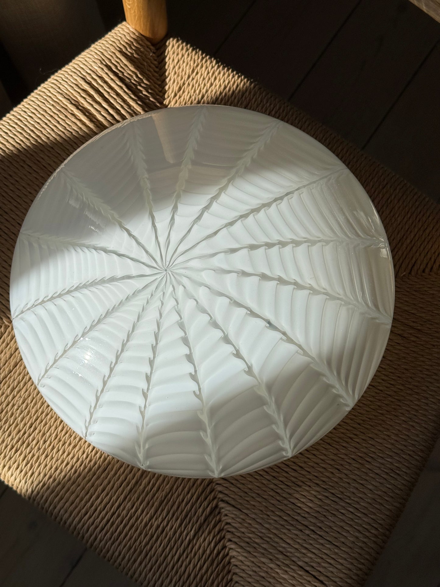 Vintage Murano peacock wall lamp 30cm