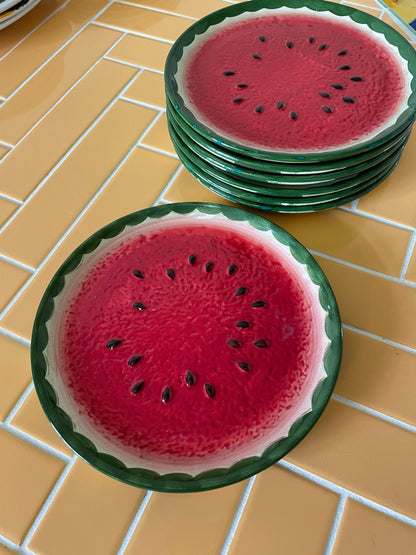 Vandmelon frokosttallerkener