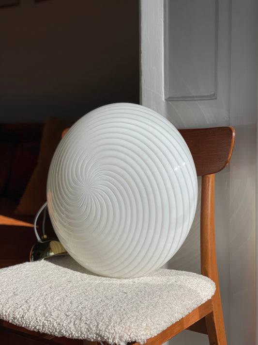 Vintage Murano flat pendant light 40cm