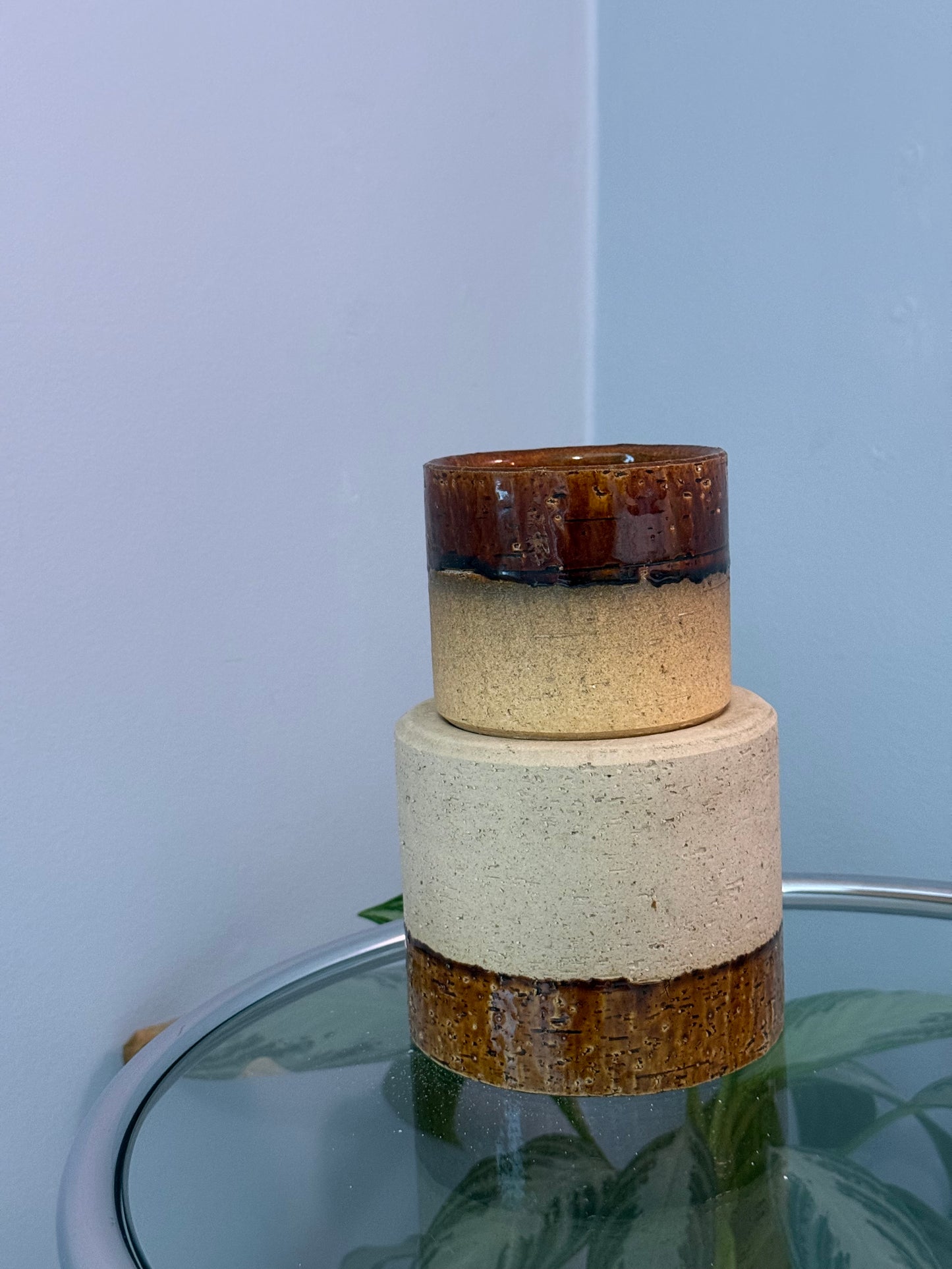 Sæt af to West Germany potter