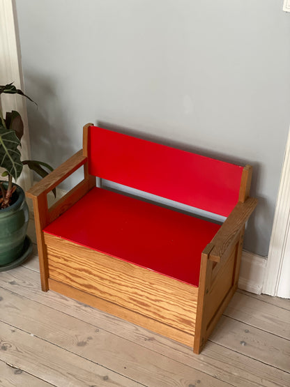 Children's bench with storage