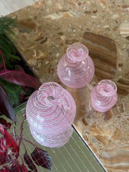 Vintage Murano filigrana vaser