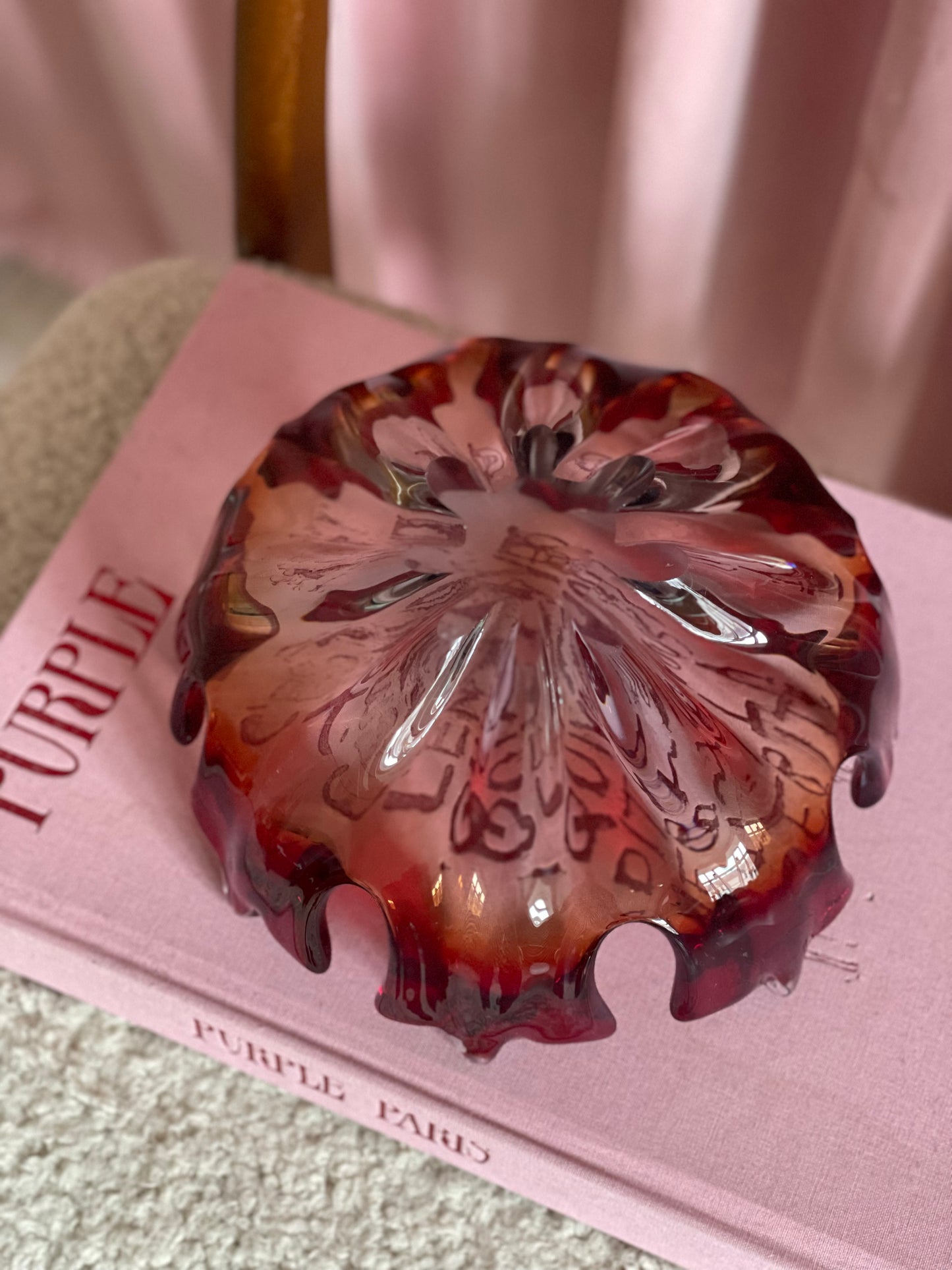 Vintage Murano glass bowl