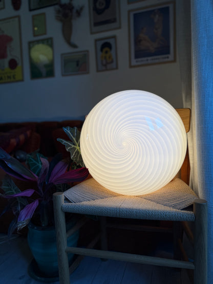 Vintage murano pendel loftlampe 41cm