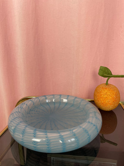 Blue vintage Murano bowl