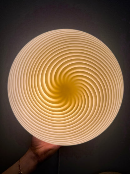 Gul vintage vetri Murano væglampe 30cm