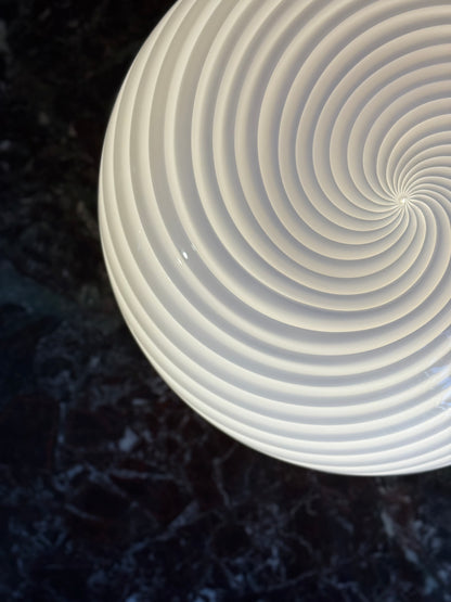 Vintage Murano Swirl væglampe rosa 36cm