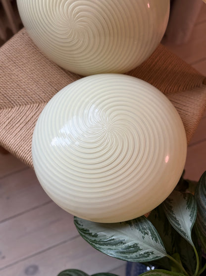 Gul vintage vetri Murano væglampe 30cm