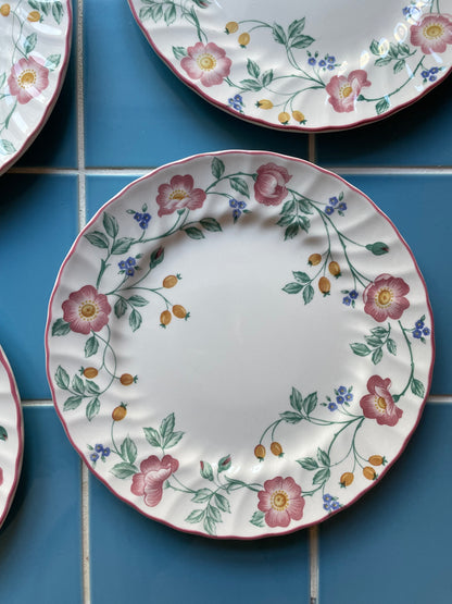 Churchill flowered dinner plates