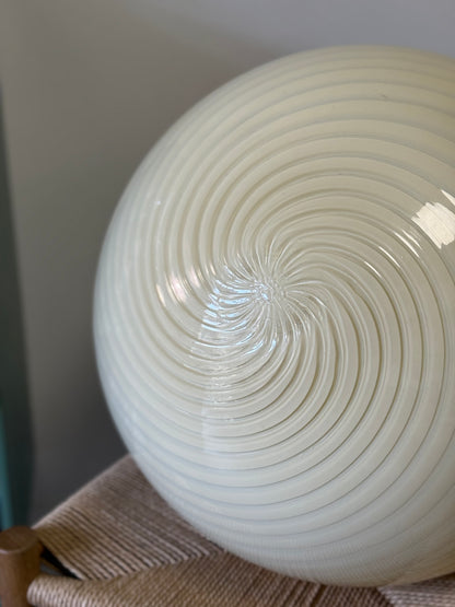 45cm Gul vintage Vetri Murano loftlampe