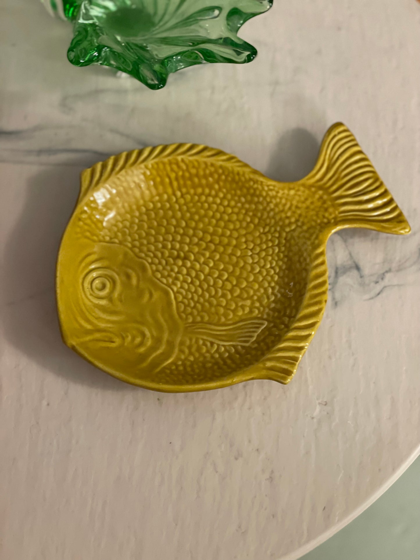 Fisketallerken - gul