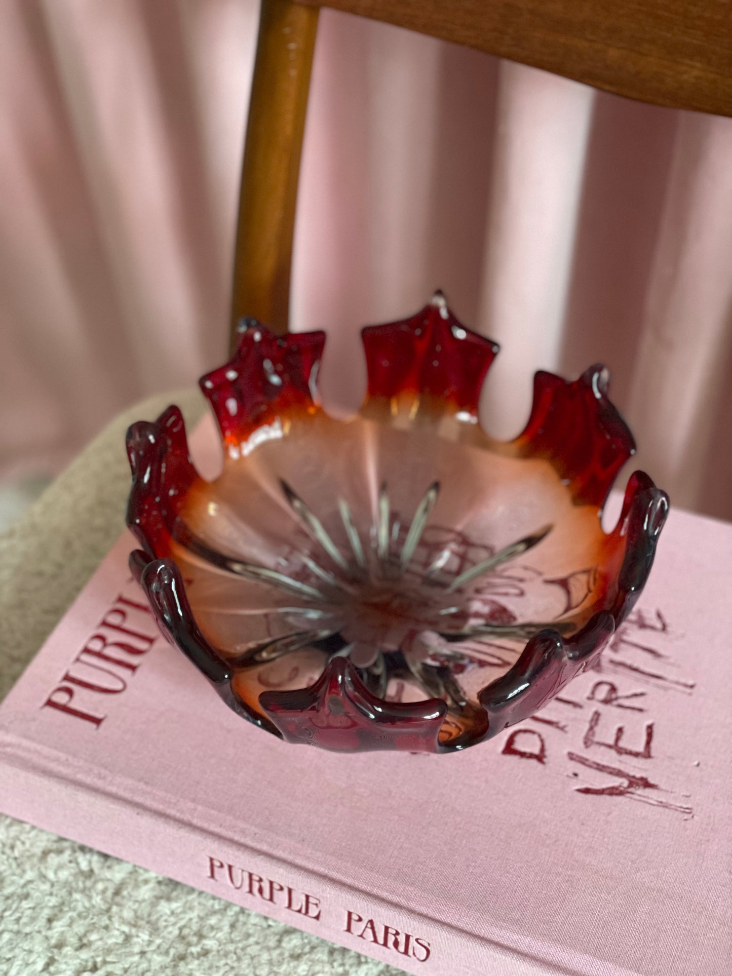 Vintage Murano glass bowl