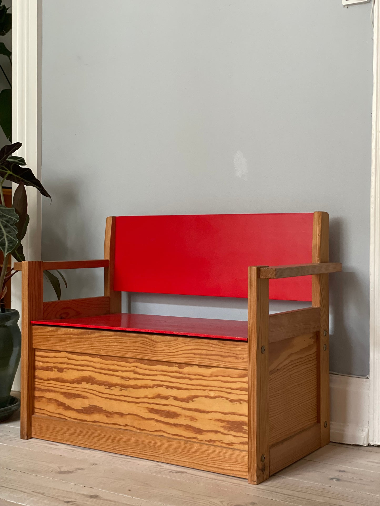 Children's bench with storage