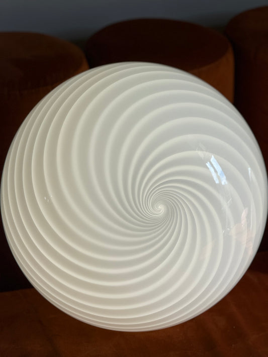 Vintage murano swirl pendel 41cm