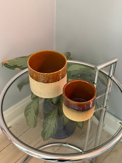 Sæt af to West Germany potter