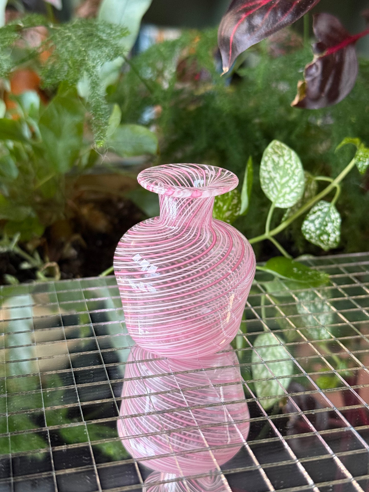 Vintage Murano filigrana vaser