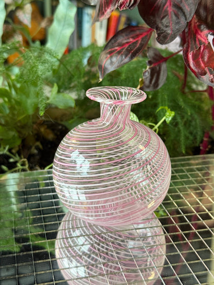 Vintage Murano filigrana vaser