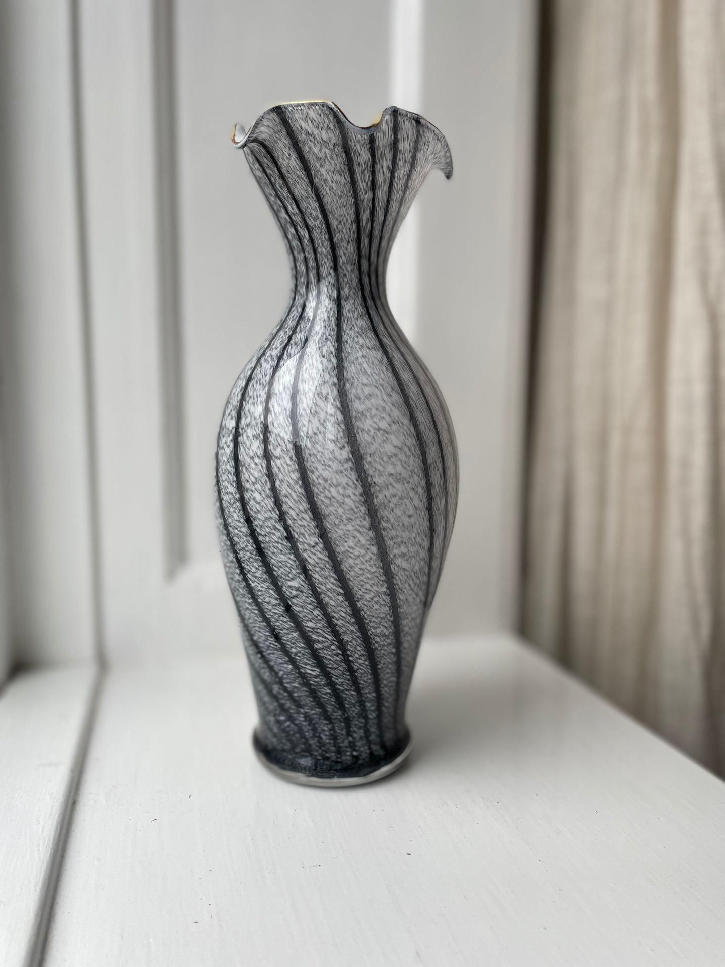 Vintage swirl vase