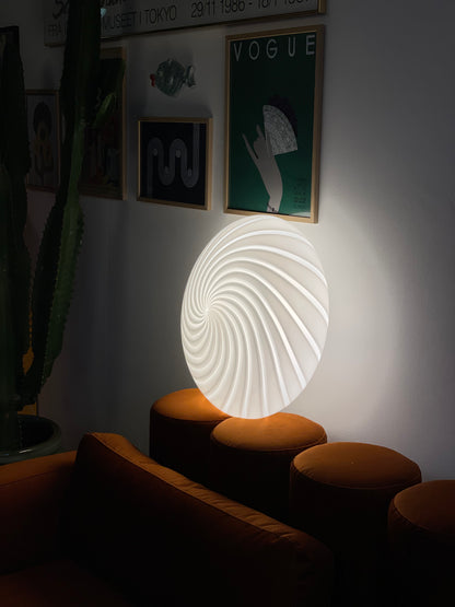 Giga vintage Murano væglampe med swirl 48cm