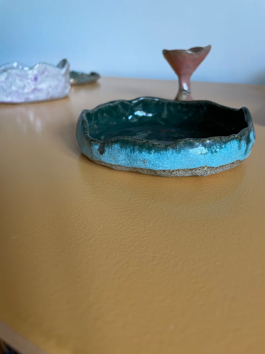 Colored ceramic - soap dish