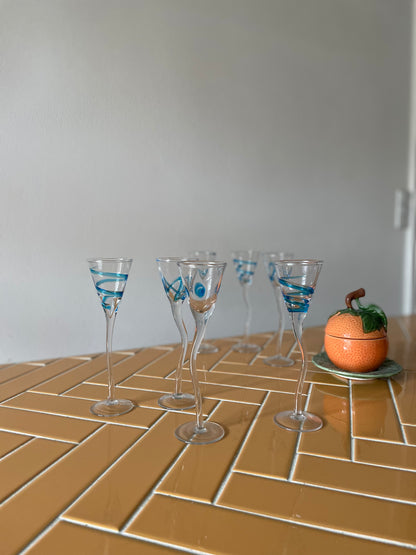 Håndlavede shots eller snapseglas