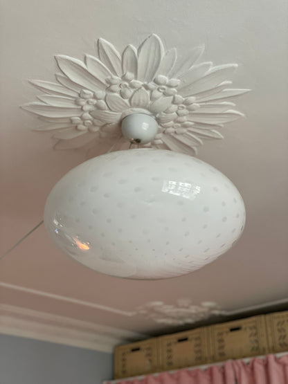 Vintage Murano oval pendant Ceiling lamp 50cm