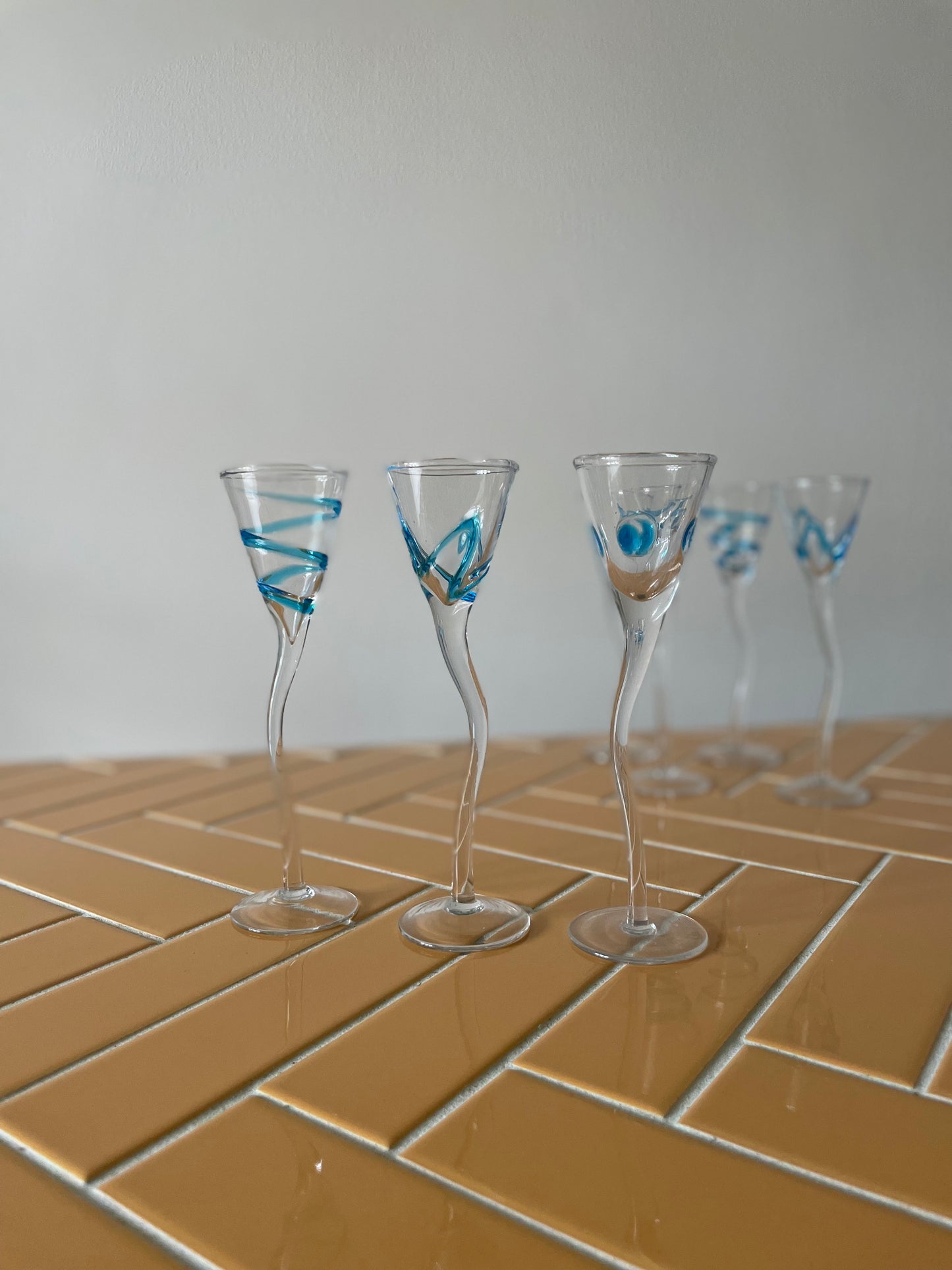 Handmade shot glasses