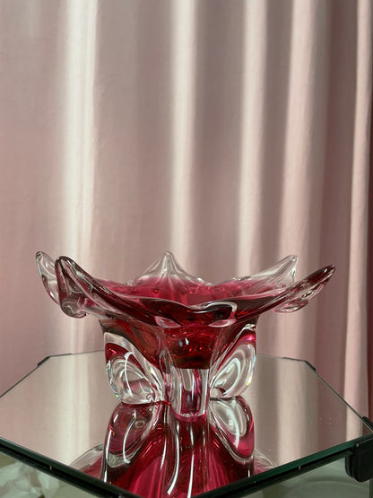 Czech glass bowl