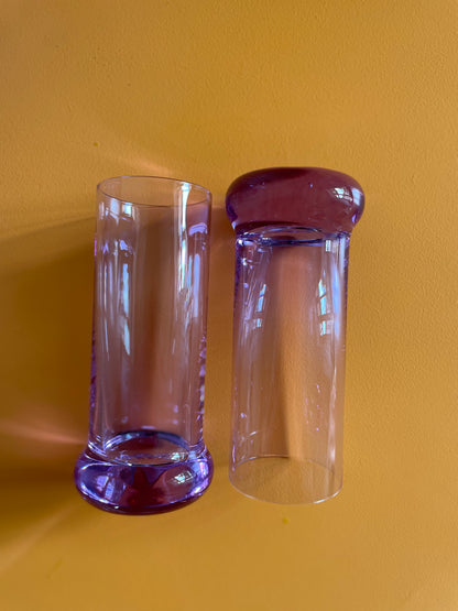 Highball-glas i sart lilla
