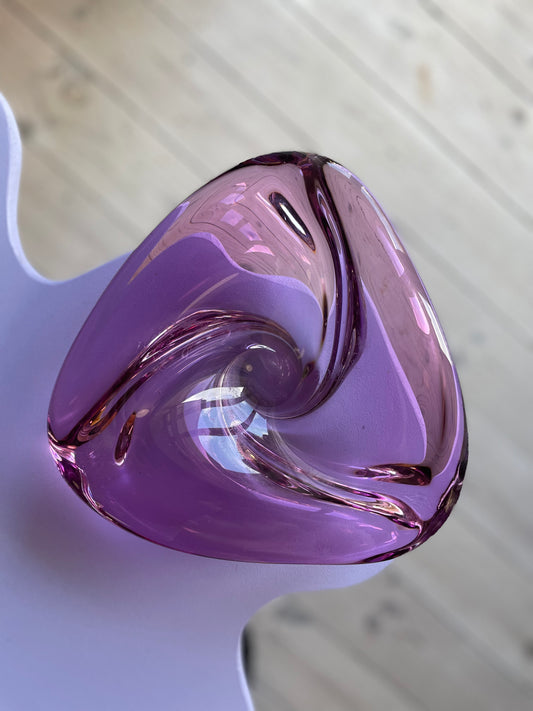 Murano solid glass bowl