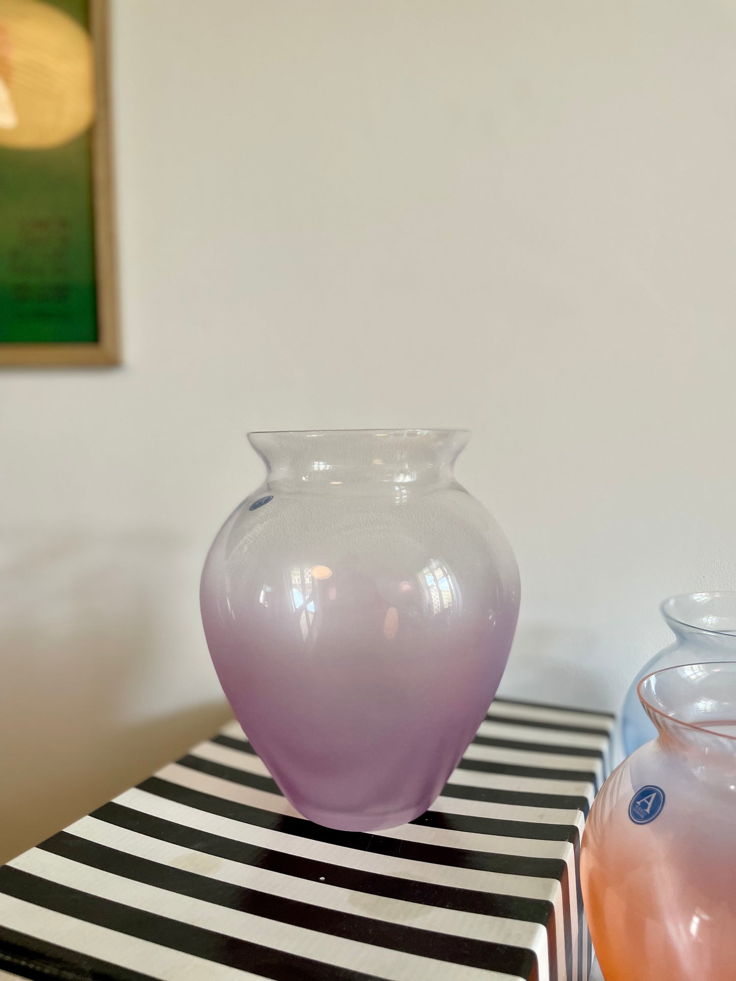 Vase in Bohemian crystal glass